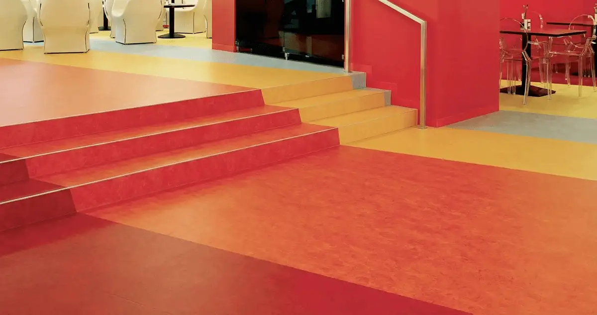 Snack bar with beautiful professionally installed linoleum flooring in Arvada, CO